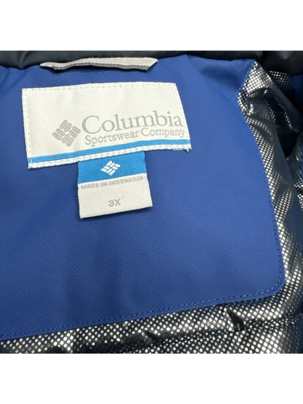 Columbia Jacket Men 3XL Tipton Peak III Insulated Omni-Tech Blue Reflective